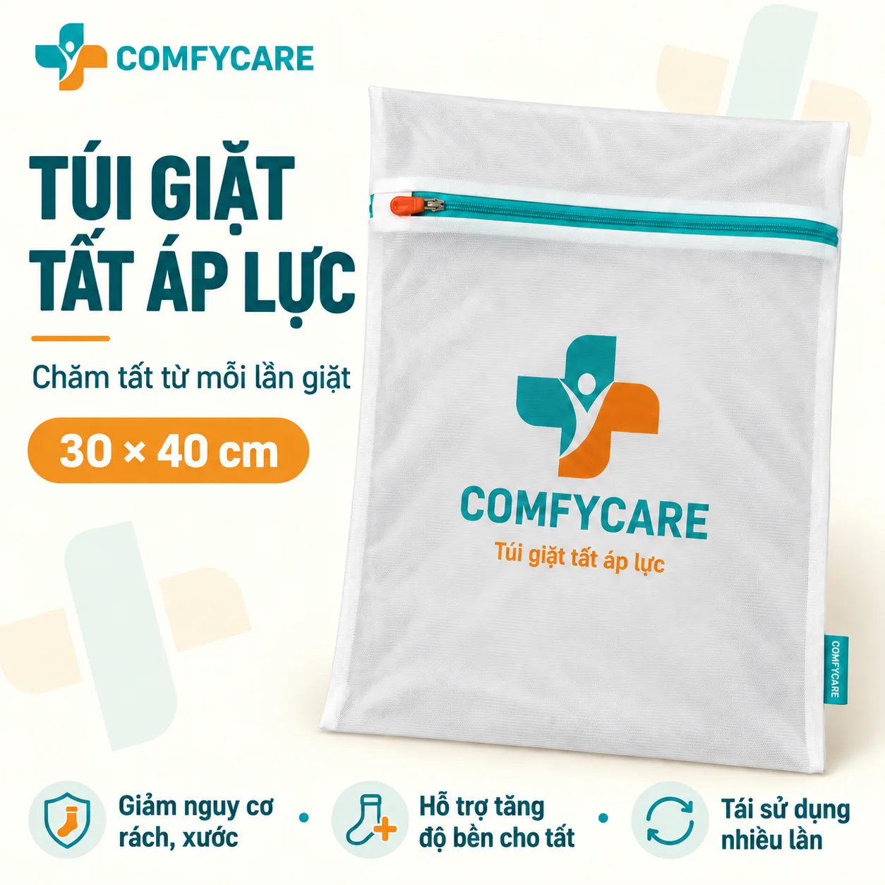 Túi Giặt Tất Áp Lực – ảnh 1/6