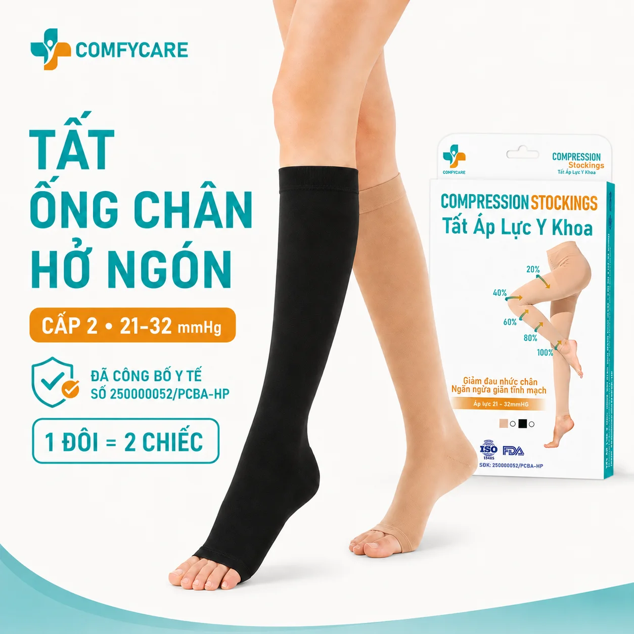 Tất Ống Chân Hở Ngón – ảnh 1/9